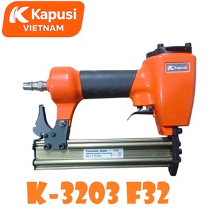 Súng Bắn Đinh Thẳng Kapusi K-3203 – Khí Nén Mạnh Mẽ, Điều Chỉnh Độ Sâu, Dùng Đinh F10–F30, Thân Kim Loại Bền Bỉ, Bh 12t