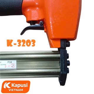 Súng Bắn Đinh Thẳng Kapusi K-3203 – Khí Nén Mạnh Mẽ, Điều Chỉnh Độ Sâu, Dùng Đinh F10–F30, Thân Kim Loại Bền Bỉ, Bh 12t