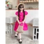 Set áo croptop tay phồng phối chân váy xòe, set maxi đôi mẹ và bé gái đi biển, đi chơi