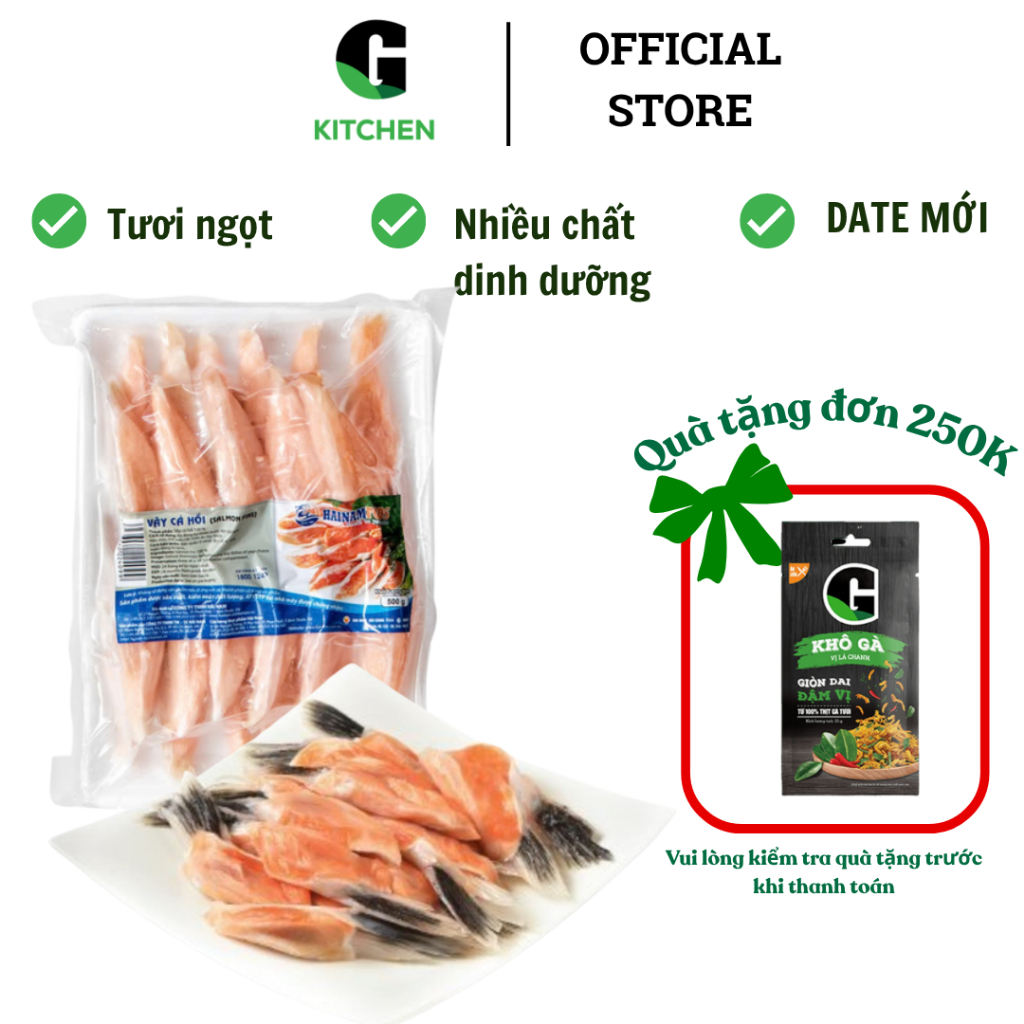 Vi cá hồi khay 500g Hải Nam G Kitchen [Giao nội thành HCM]