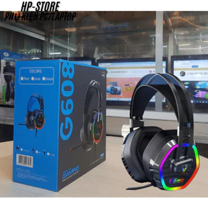 Tai Nghe Có Dây Gaming G608 – Tai Nghe Chơi Game Bluetooth 5.3 Độ Trễ Thấp, Âm Thanh Vòm 7.1 Mic Khử Ồn Pin Lâu, BH 12T