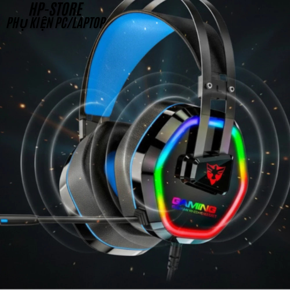 Tai Nghe Có Dây Gaming G608 – Tai Nghe Chơi Game Bluetooth 5.3 Độ Trễ Thấp, Âm Thanh Vòm 7.1 Mic Khử Ồn Pin Lâu, BH 12T
