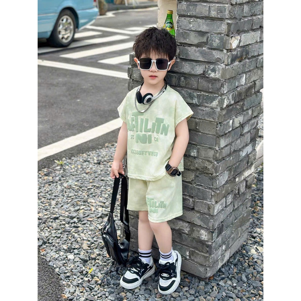 ( COMBO 1- 2 -3 BỘ ) BỘ BÉ TRAI  AFT 3 MÀU CHẤT DÀY DẶN ĐƯỜNG MAY KĨ CÓ TÚI QUẦN ÁO BÉ TRAI MÙA HÈ