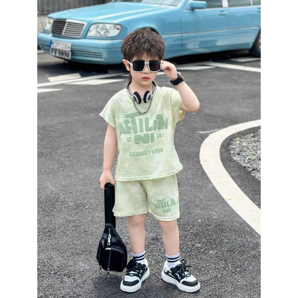 ( COMBO 1- 2 -3 BỘ ) BỘ BÉ TRAI  AFT 3 MÀU CHẤT DÀY DẶN ĐƯỜNG MAY KĨ CÓ TÚI QUẦN ÁO BÉ TRAI MÙA HÈ