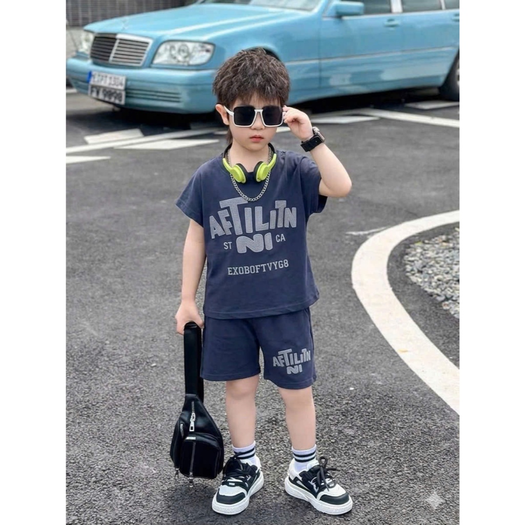 ( COMBO 1- 2 -3 BỘ ) BỘ BÉ TRAI  AFT 3 MÀU CHẤT DÀY DẶN ĐƯỜNG MAY KĨ CÓ TÚI QUẦN ÁO BÉ TRAI MÙA HÈ
