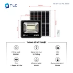 Đèn Pha Năng Lượng Mặt Trời SUNLUX TLC Công Suất 100W 200W 300W Tấm Pin Mono Sạc Nhanh Sáng 12h Chống Nước IP65_PSL — ảnh 7