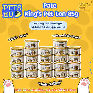 Pate King's Pet Idol cho Mèo nhiều vị - Lon 85g