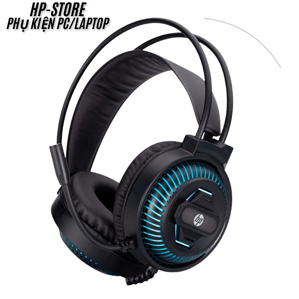 Tai nghe Gaming HP-DHE 8001U Leb RGB kết nối cổng USB 7.1 âm thanh cực hay, có Mic, Chuyên Game cho PC/Laptop, BH 12T