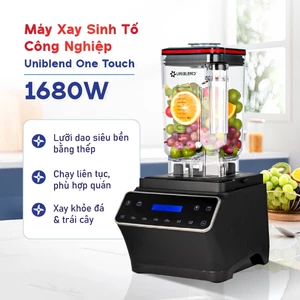 Máy Xay Sinh Tố Công Nghiệp Uniblend One Touch 1680W Động Cơ Mạnh Mẽ Bền Bỉ, Dễ Dàng Sử Dụng (Có BH)