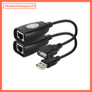 Bộ Nối Dài Cáp USB Qua Dây Mạng 50M – USB Extender Qua Cáp LAN RJ45 Tín Hiệu Ổn Định