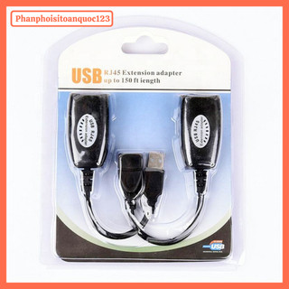 Bộ Nối Dài Cáp USB Qua Dây Mạng 50M – USB Extender Qua Cáp LAN RJ45 Tín Hiệu Ổn Định