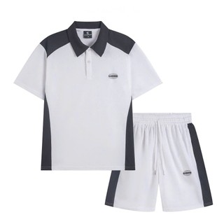 Bộ quần áo nam GUDO áo polo chất cotton thoáng mát quần short form dáng trẻ trung năng động G08