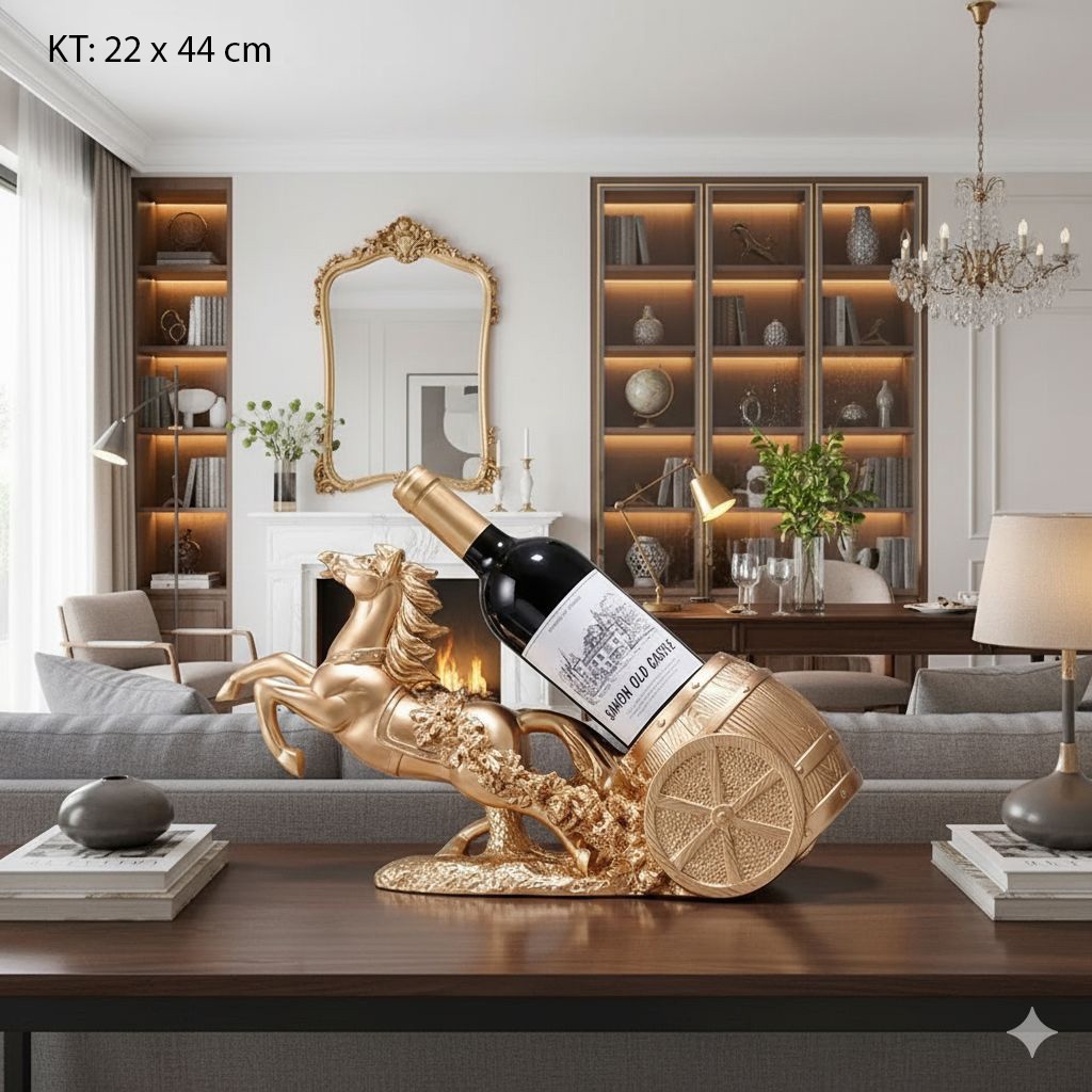 Bộ tượng các mẫu đỡ rượu trang trí nhà cửa( không kèm chai)
