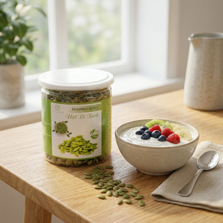Hạt Bí Xanh Tách Vỏ Loại 1 – Nhân To Giòn Béo Healthy 300g