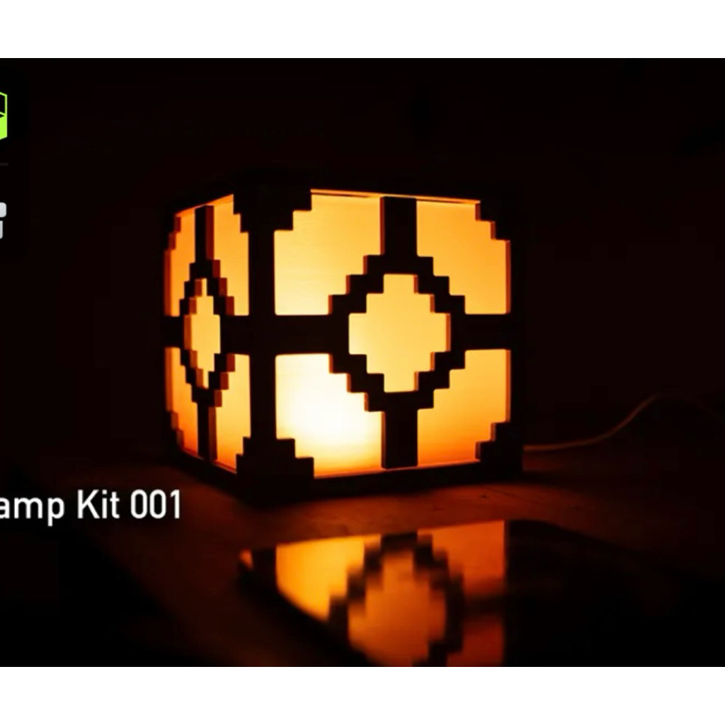 Đèn ngủ hình dạng Minecraft (nhớ áp mã)