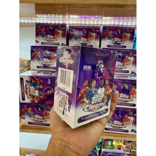 [ Blaster Box Topps Chrome ] Topps Chrome Premier League 25/26 2026 Hộp Thẻ Cầu Thủ Bóng Đá Topps Chrome ( 28 Thẻ )