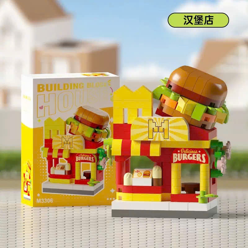 [Mã TOY14 - MUA 3 TẶNG 1] Đồ Chơi Lắp Ráp Cửa Hàng Mini City 3D - Quà Tặng Decor AndyTOY