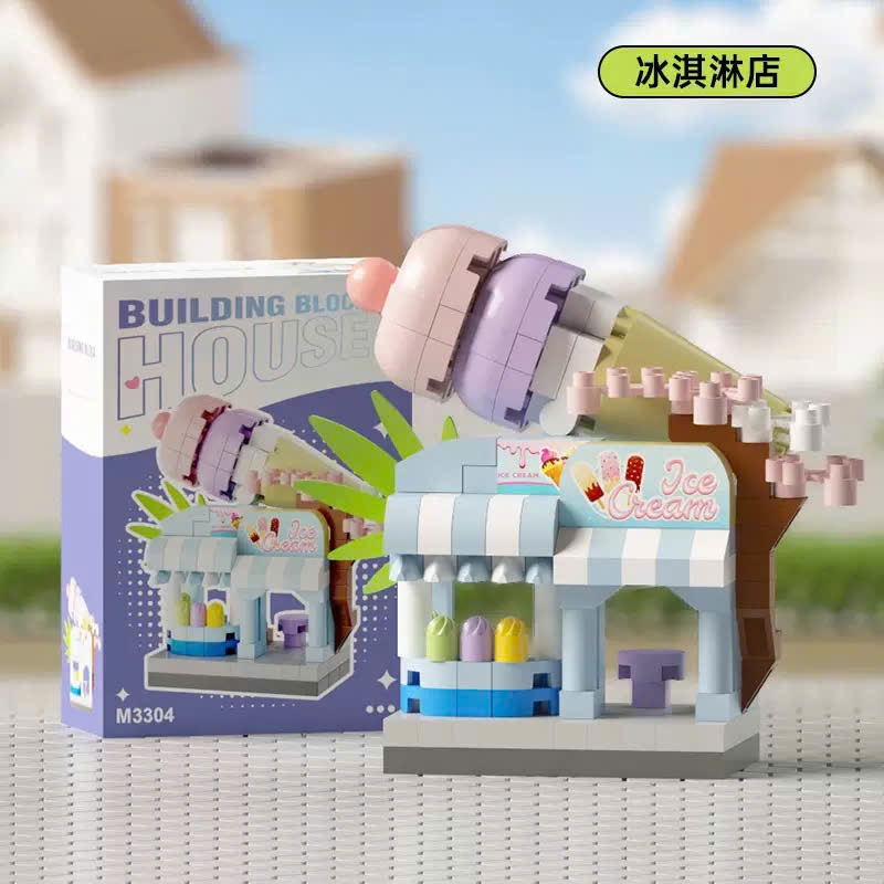 [Mã TOY14 - MUA 3 TẶNG 1] Đồ Chơi Lắp Ráp Cửa Hàng Mini City 3D - Quà Tặng Decor AndyTOY