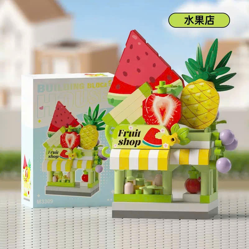 [Mã TOY14 - MUA 3 TẶNG 1] Đồ Chơi Lắp Ráp Cửa Hàng Mini City 3D - Quà Tặng Decor AndyTOY