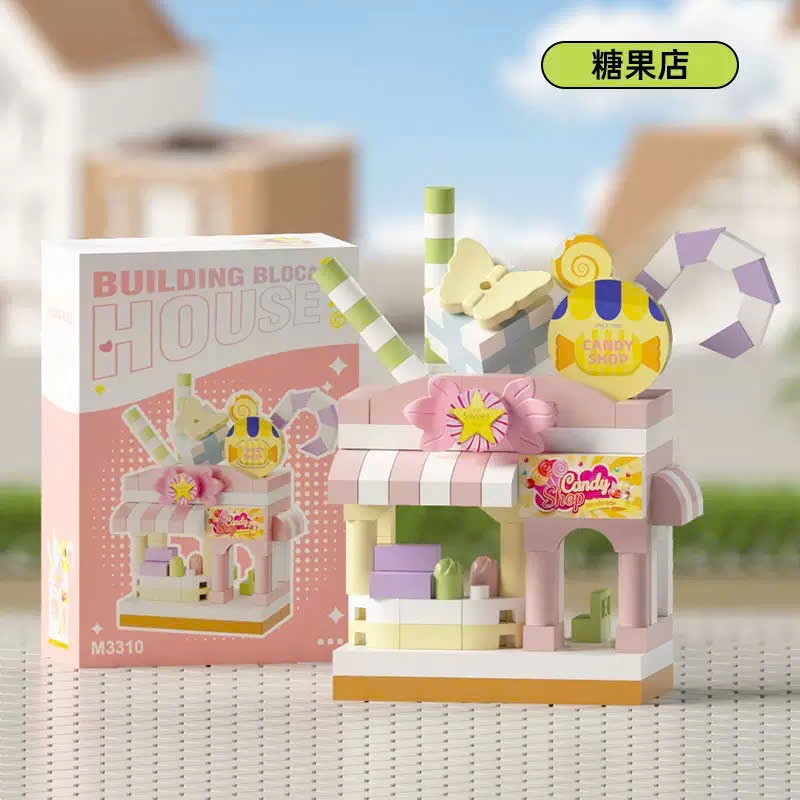 [Mã TOY14 - MUA 3 TẶNG 1] Đồ Chơi Lắp Ráp Cửa Hàng Mini City 3D - Quà Tặng Decor AndyTOY