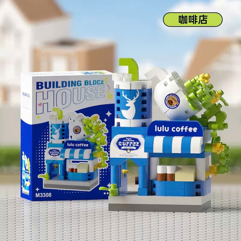 [Mã TOY14 - MUA 3 TẶNG 1] Đồ Chơi Lắp Ráp Cửa Hàng Mini City 3D - Quà Tặng Decor AndyTOY