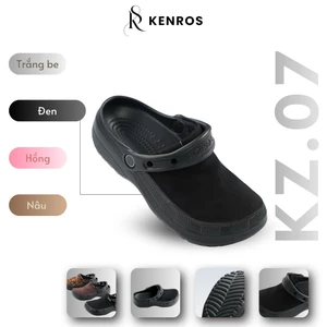 Dép Sục Nữ Đế Bằng Kenros, Hỗ Trợ Hack Chiều Cao, Chất Liệu Êm Chân, Chống Trơn Trượt