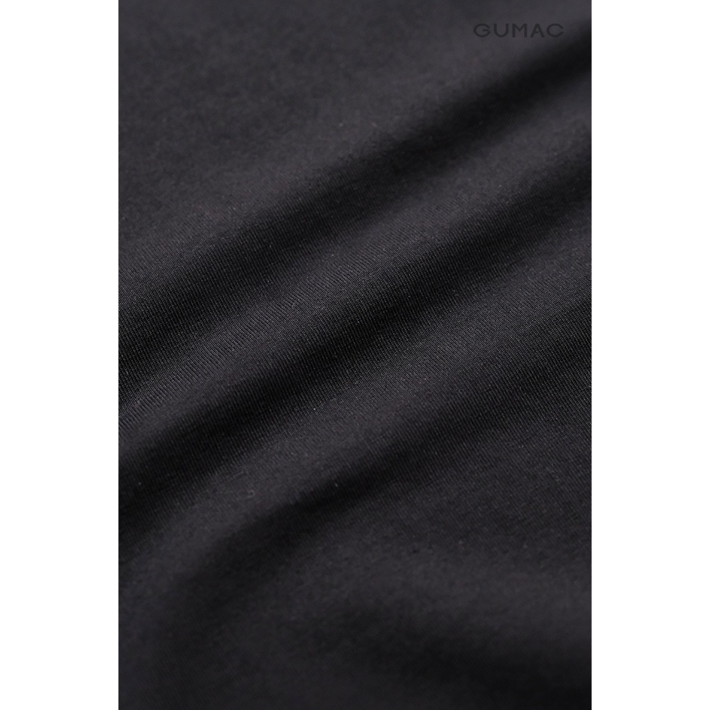 Áo Thun Nữ Cổ Tròn GUMAC Form Slim Cơ Bản Chất Cotton Co Giãn Dễ Phối YATD12002