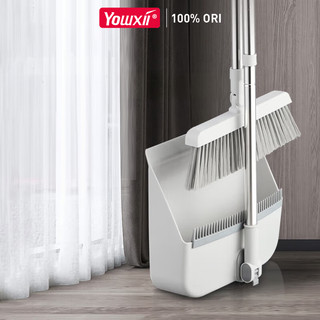 YOWXll Bộ chổi quét nhà gấp gọn thông minh kèm hót rác cán dài 2 trong 1 đa năng. xoay180 độ,độ quét sạch mọi ngóc ngách