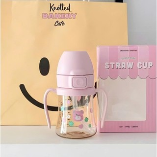 [GẤU NGỌT] Bình Tập Hút PPSU Grosmimi X Knotted 200/300ml - Nhập Hàn Chính Hãng