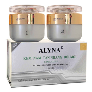 Kem Ngừa nám, Tàn nhang, Đồi mồi Alyna (Kem cặp)