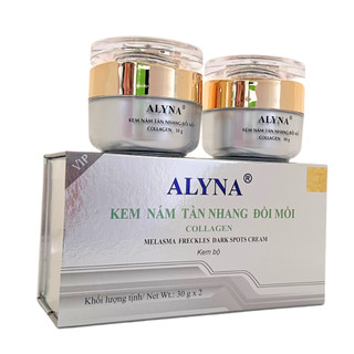Kem Ngừa nám, Tàn nhang, Đồi mồi Alyna (Kem cặp)