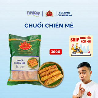 [Hỏa tốc HCM_Đông Lạnh]  Chuối Chiên Mè 400g (4 cái) - TiPiKay Shop