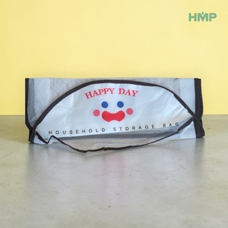 Túi Lưới Treo Tường Decor Phong Cách Hàn Quốc Happy Day
