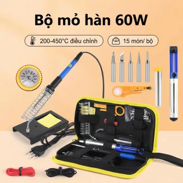Mỏ Hàn Điện Mỏ Hàn 60W Mỏ Hàn Điều Chỉnh Nhiệt Độ Bộ Mỏ Hàn Dụng Cụ Hàn Điện Tử Đa Năng
