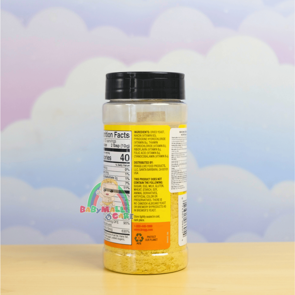 Men Dinh Dưỡng Cao Cấp Bragg Nutritional Yeast 127g Ăn Chay - Ăn Kiêng