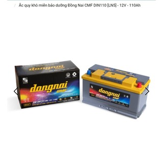 Ắc quy kín khí miễn bảo dưỡng 12v Đồng Nai CMF DIN110 [LN5] - 12V - 110Ah