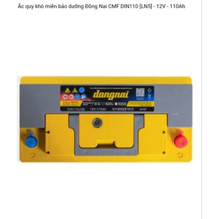 Ắc quy kín khí miễn bảo dưỡng 12v Đồng Nai CMF DIN110 [LN5] - 12V - 110Ah