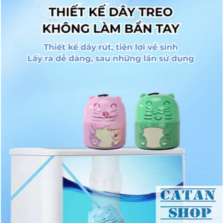 Lọ Thả Bồn Cầu Hình Con Mèo Toilet Tự Động Khử Mùi Diệt Khuẩn Sạch Mảng Bám Lưu Hương Thơm