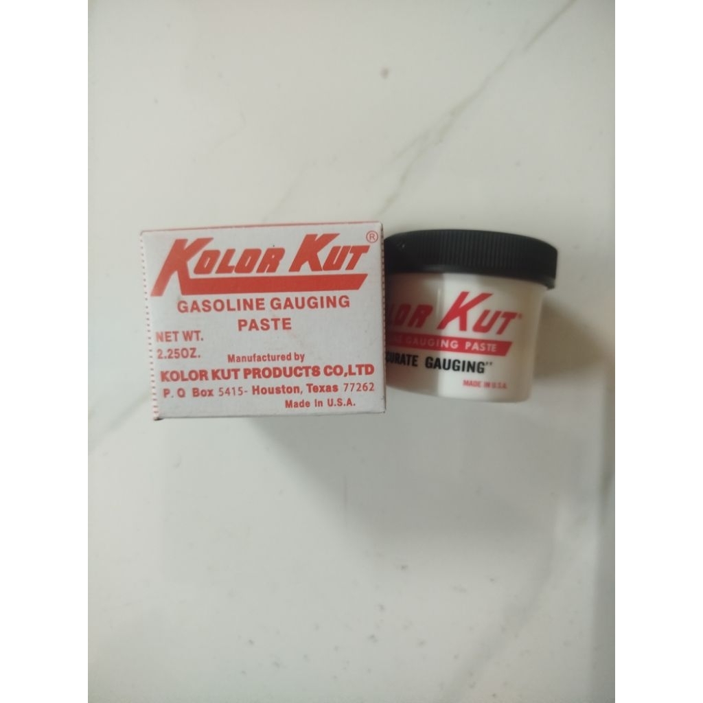 )  keo thử dầu , thuốc thử dầu Kolor kut . (thuốc thử dầu).