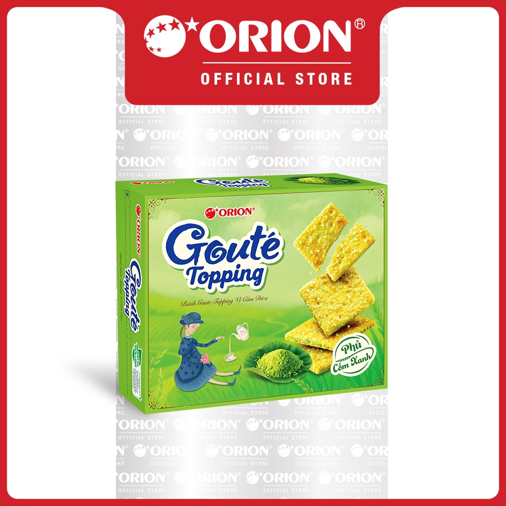 [LIVESTREAM] Combo 2 Hộp Bánh Goute Topping Cốm Dừa (16 Gói/Hộp)