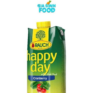 [Mua 1 tặng 1] Nước ép Nam việt quất Rauch Happy Day Chai 1L