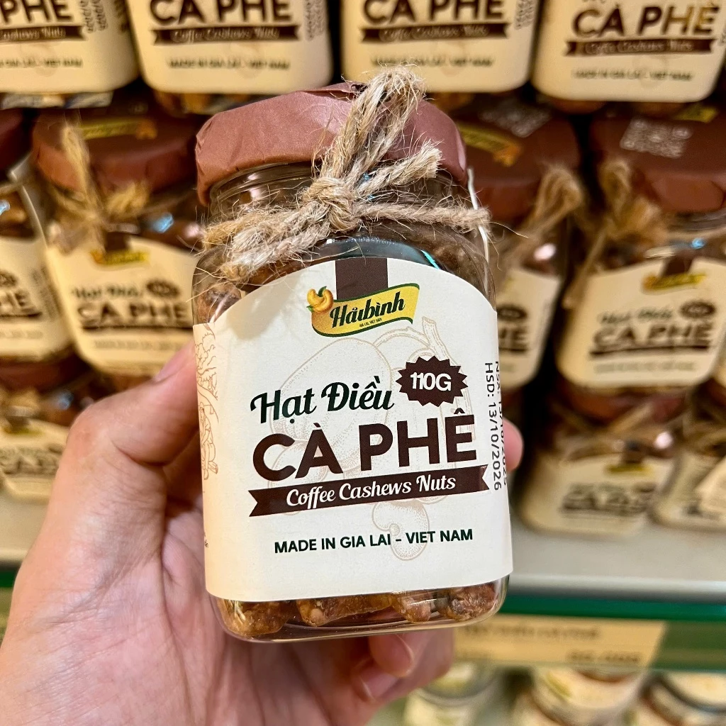Hạt điều cà phê thơm ngon lạ miệng Đặc sản Minh Hương 110g