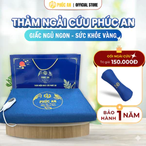 Thảm Điện Ngải Cứu Phúc An Sưởi Ấm Giảm Đau Nhức Cho Người Lớn Tuổi, Êm Ái Thoải Mái