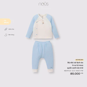NOUS NEWBORN CÀI LỆCH Bộ sơ sinh petit bamboo