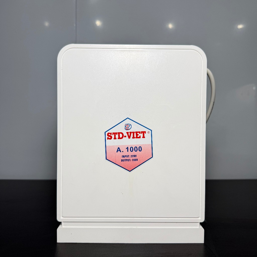 Đổi Nguồn 220V Sang 110V Biến Áp [Vỏ Nhựa] Dùng Cho Đồ Nhật Ổn Định Điện Áp Bảo Hành 2 Năm STD-VIỆT