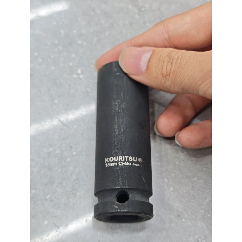 Khẩu dài 1/2" cho súng vặn ốc, khẩu đen