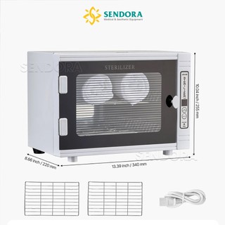 [CÓ VAT] Tủ tiệt trùng dụng cụ spa, nail RTD-208 bằng tia UV khử khuẩn chuyên nghiệp cho spa, nails thẩm mỹ viện