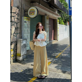 (HÀNG QC) Áo Babydoll Dáng Bí Babie Ngắn Tay Thêu Hoa Áo thô nữ dáng bí chất xô mùa hè BOHEE SHIRT