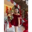Đầm trễ vai bé gái phối hoa nổi 3D form xoè bồng sang chảnh, váy dự tiệc phong cách công chúa mẹ bé 13-56kg