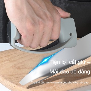Dụng Cụ Mài Dao Nhà Bếp, Tay Cầm Tiện Lợi, Đá Mài Vonfram, Mài Nhanh Dao Thái, Dao Trái Cây, Dao Serrated